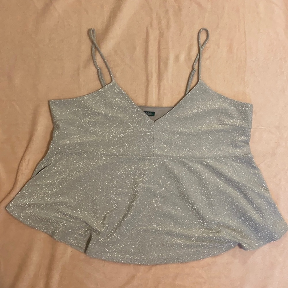 Shimmery tank top